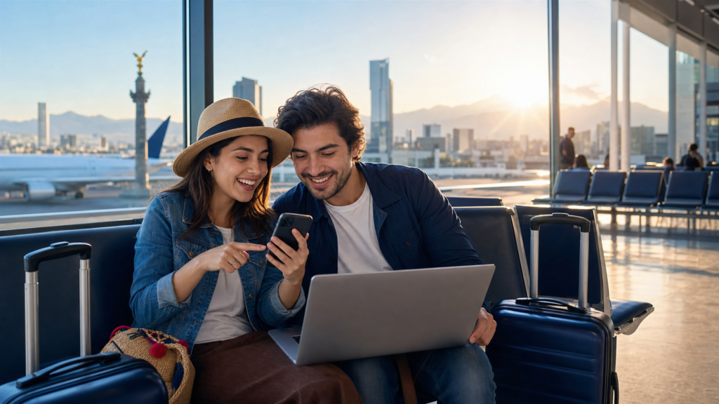 Viajeros mexicanos organizan una escapada de último minuto con herramientas digitales